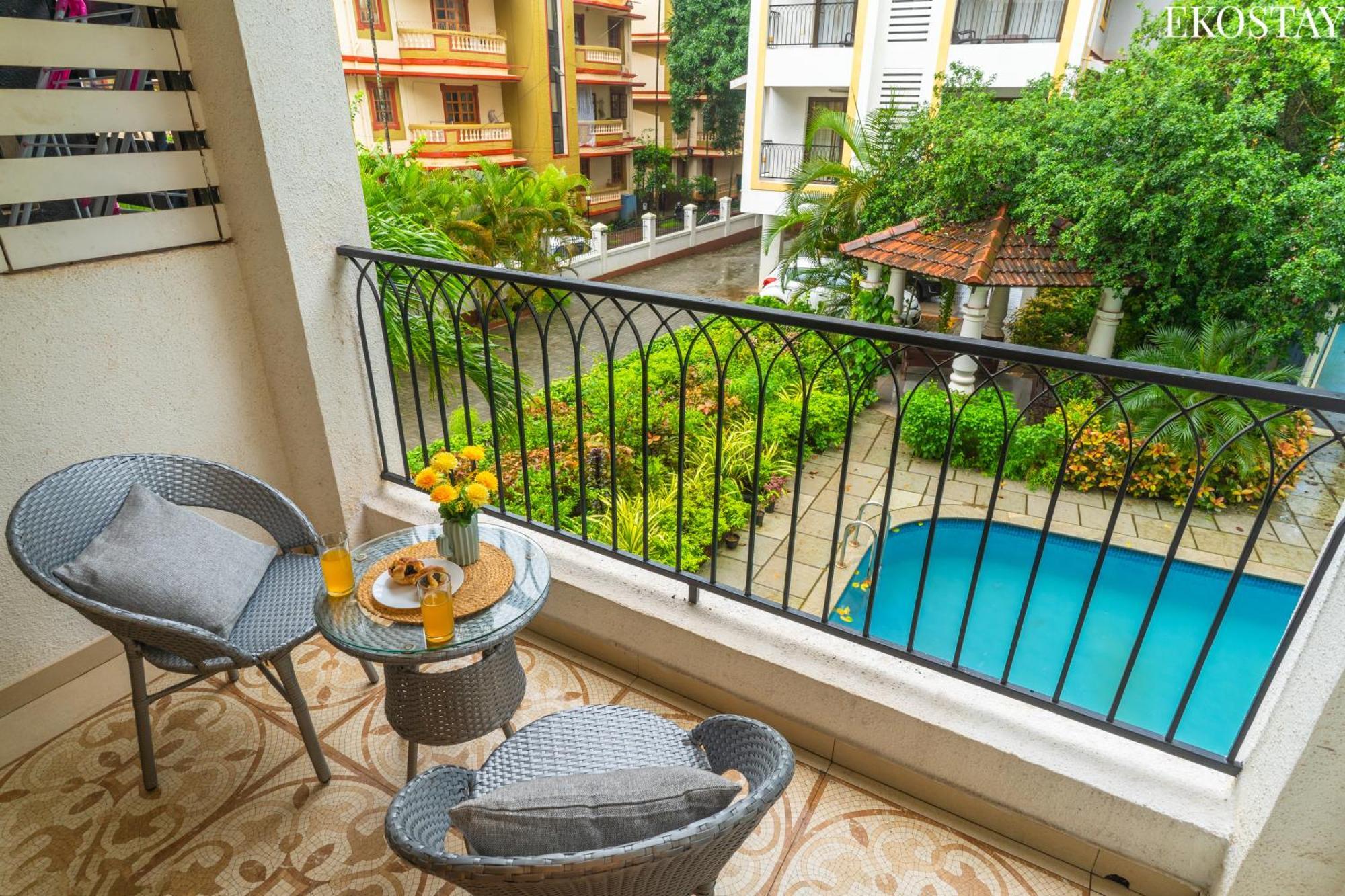 Ekostay - Belvedere Apartment Candolim Exterior foto