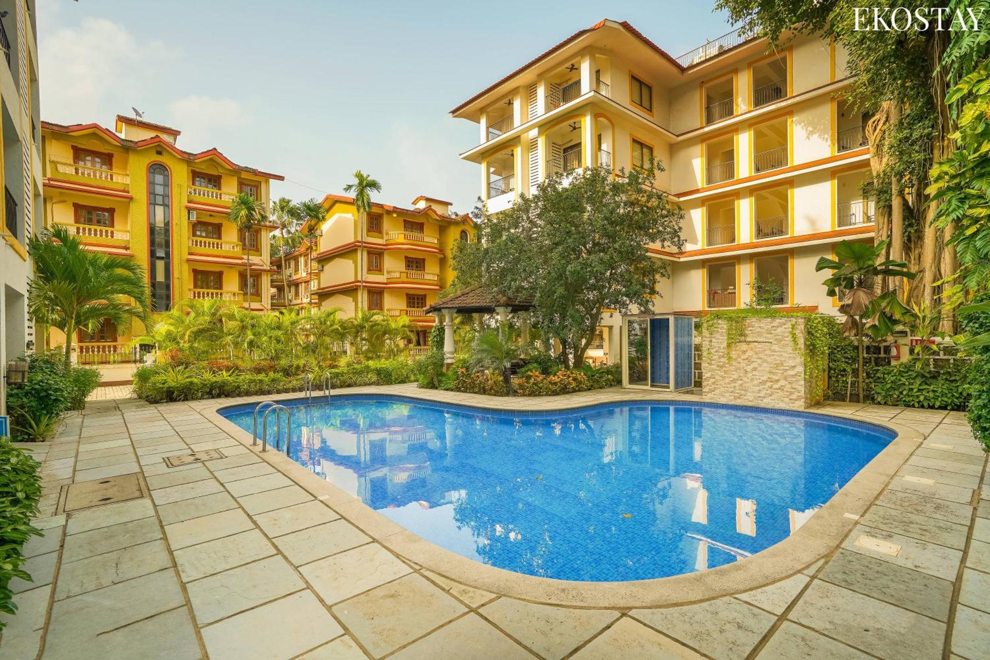 Ekostay - Belvedere Apartment Candolim Exterior foto